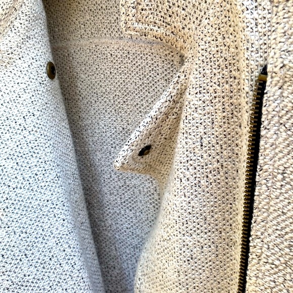 Lucky Brand Marled Knit Moto Jacket Size XS - Picture 5 of 12